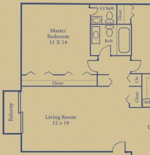 2 BR 1.5 BATH